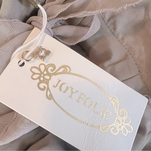 Joyfolie | Cottagecore Photo Shoot Tiered Maxi Sylviane Dress in Light Taupe | 5 - Picture 13 of 15